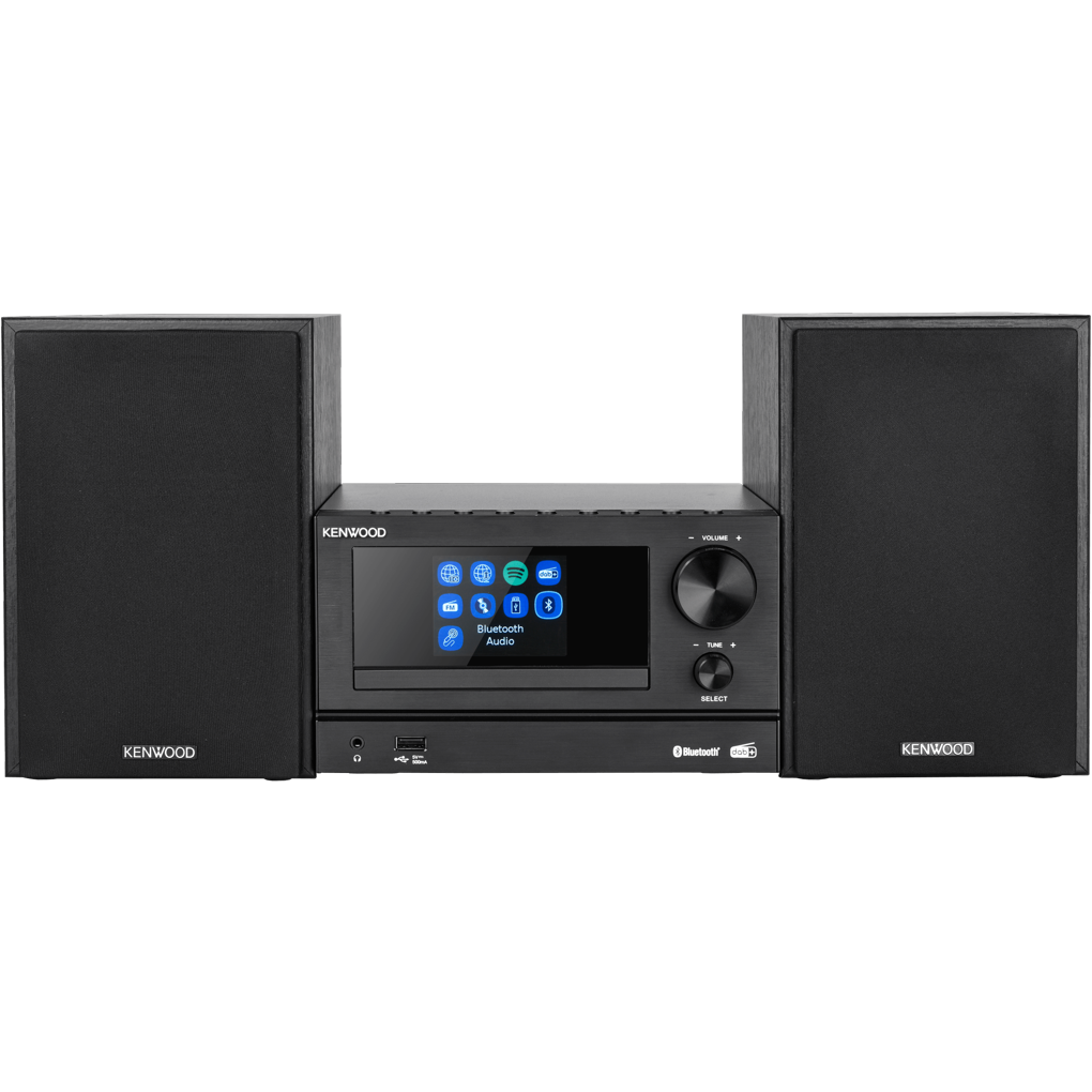 Kenwood M-7000S-B smart micro HiFi system, sort