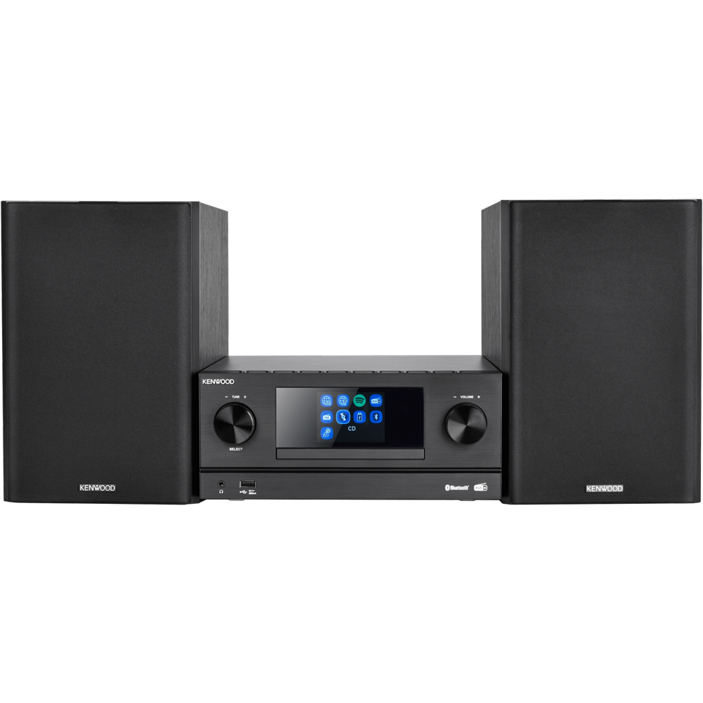 Kenwood M-9000S-B smart micro HiFi system, sort