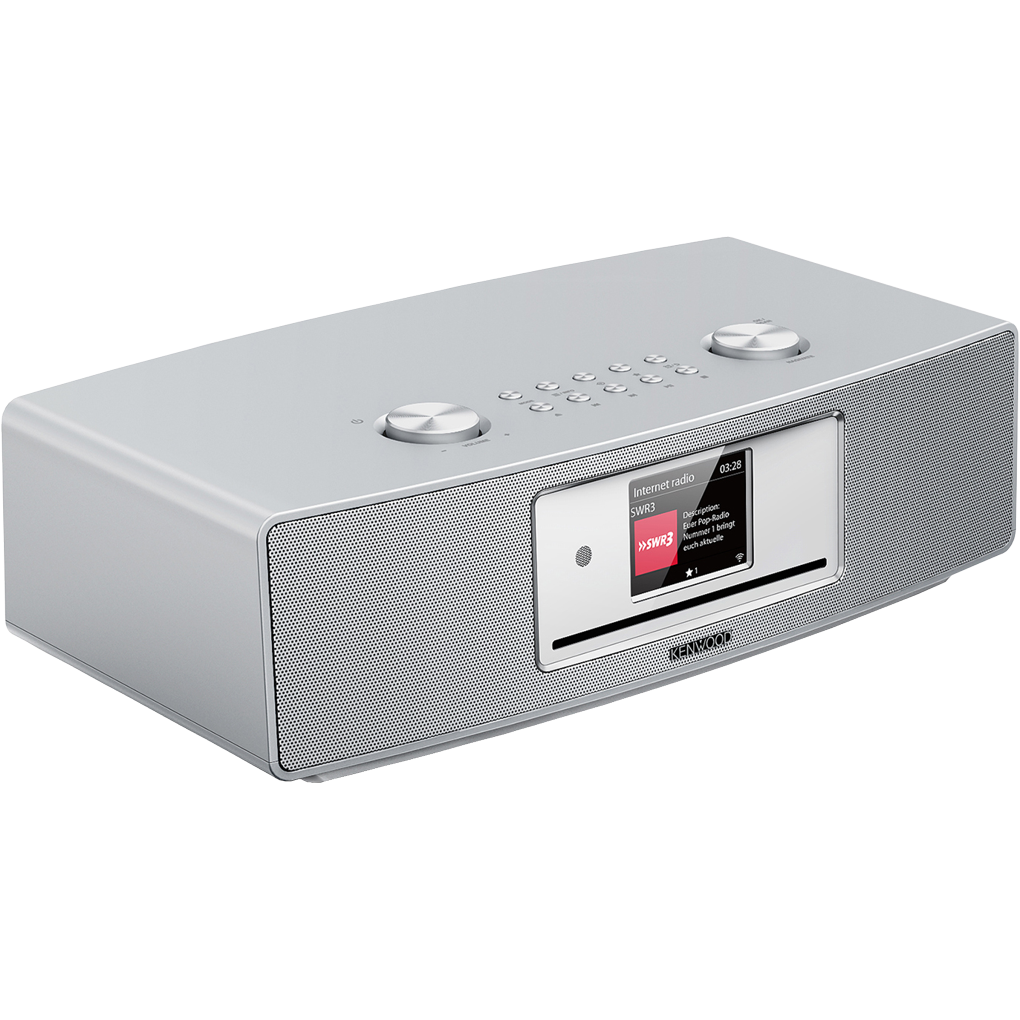 Kenwood CR-ST700SCD-S smart radio HiFi system, sølv