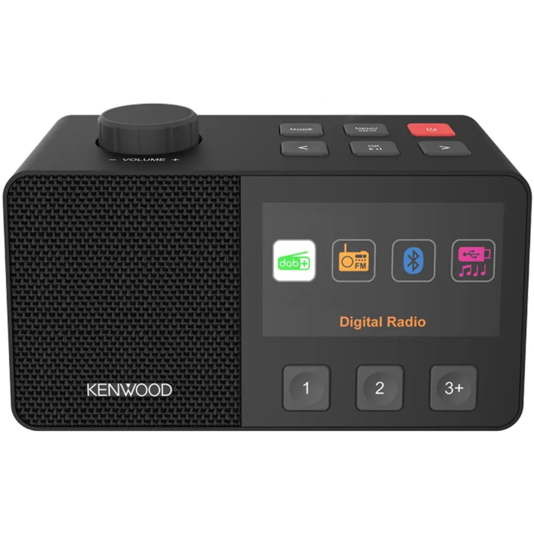 Kenwood CR-M70DAB-B senior radio, sort