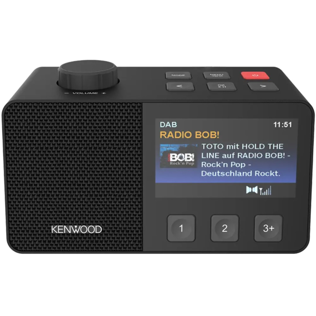 Kenwood CR-M70DAB-B senior radio, sort
