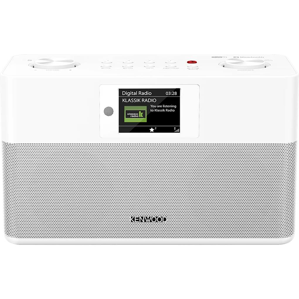 Kenwood CR-ST85DAB-W kompakt stereoradio, hvid