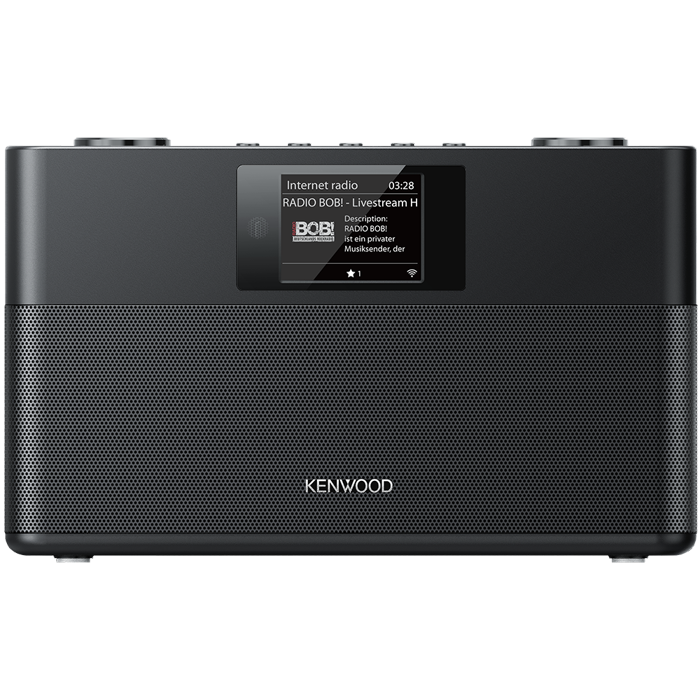 Kenwood CR-ST120S-B smart radio, sort