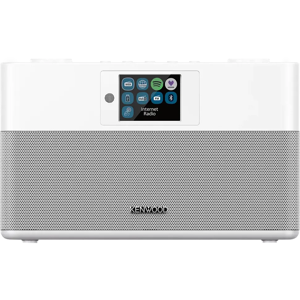 Kenwood CR-ST120S-W smart radio, hvid