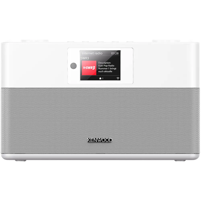 Kenwood CR-ST120S-W smart radio, hvid