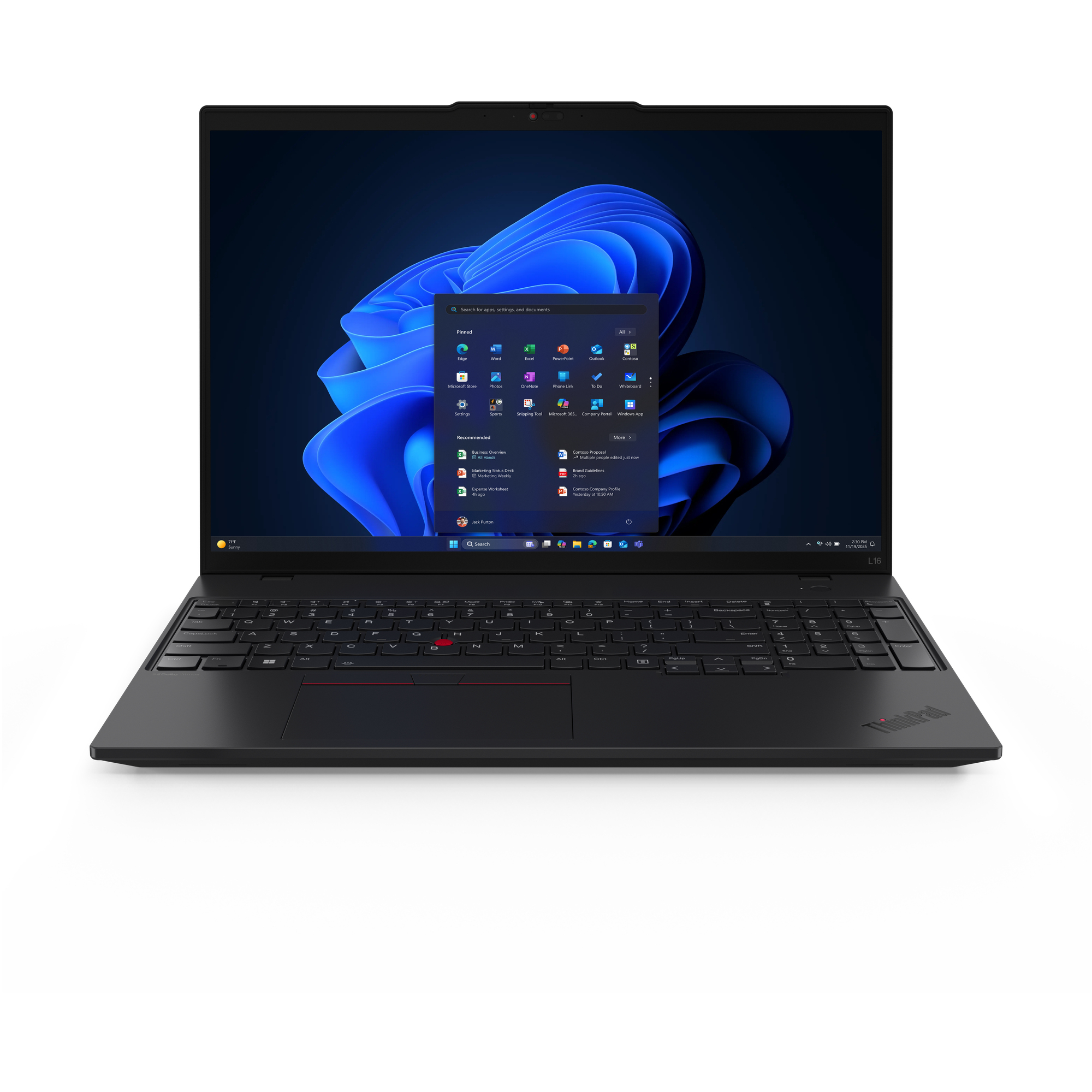 Lenovo ThinkPad L16 Gen2 21SA0039MX bærbar PC