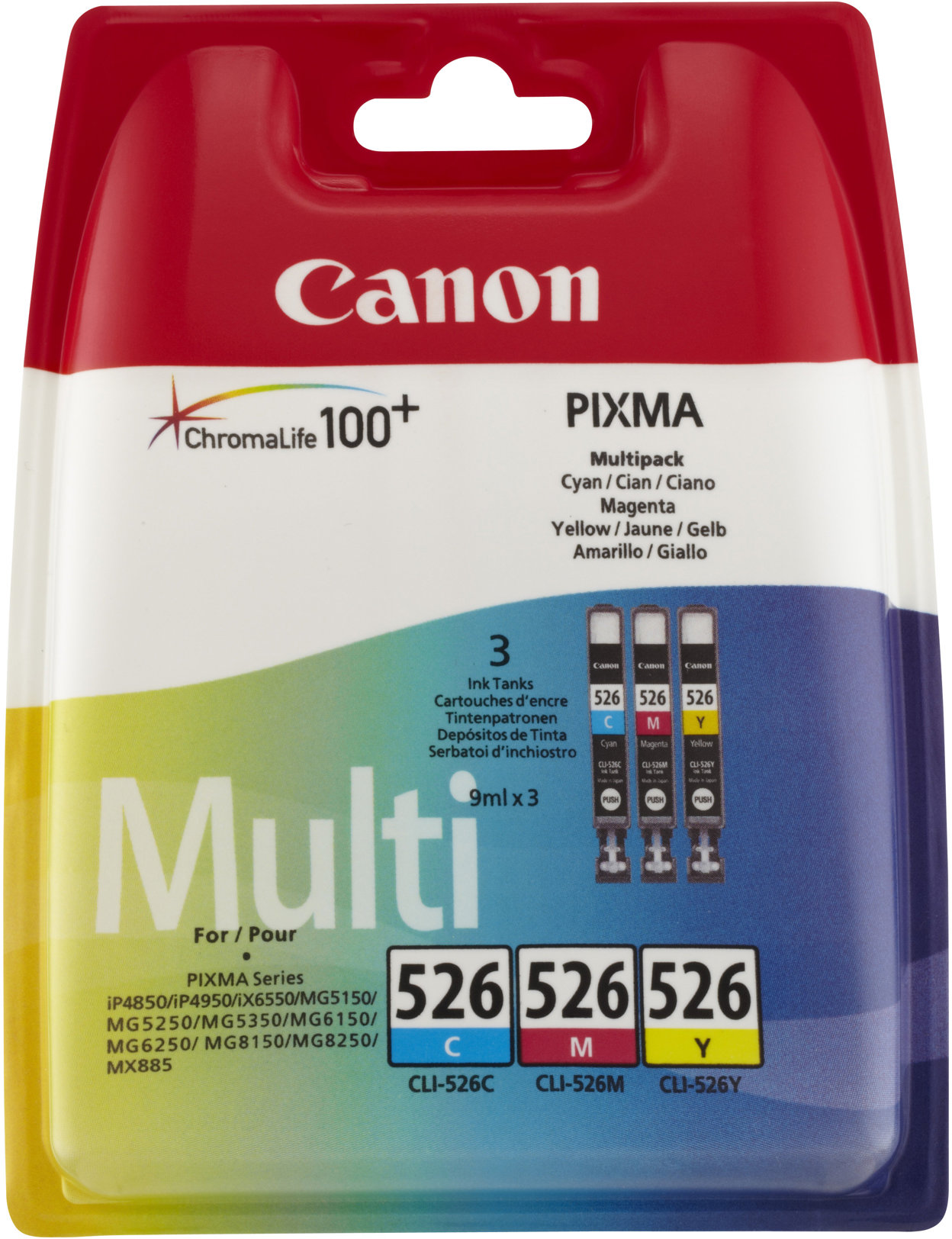 Canon Value Pack (CLI-526) - Blækpatroner