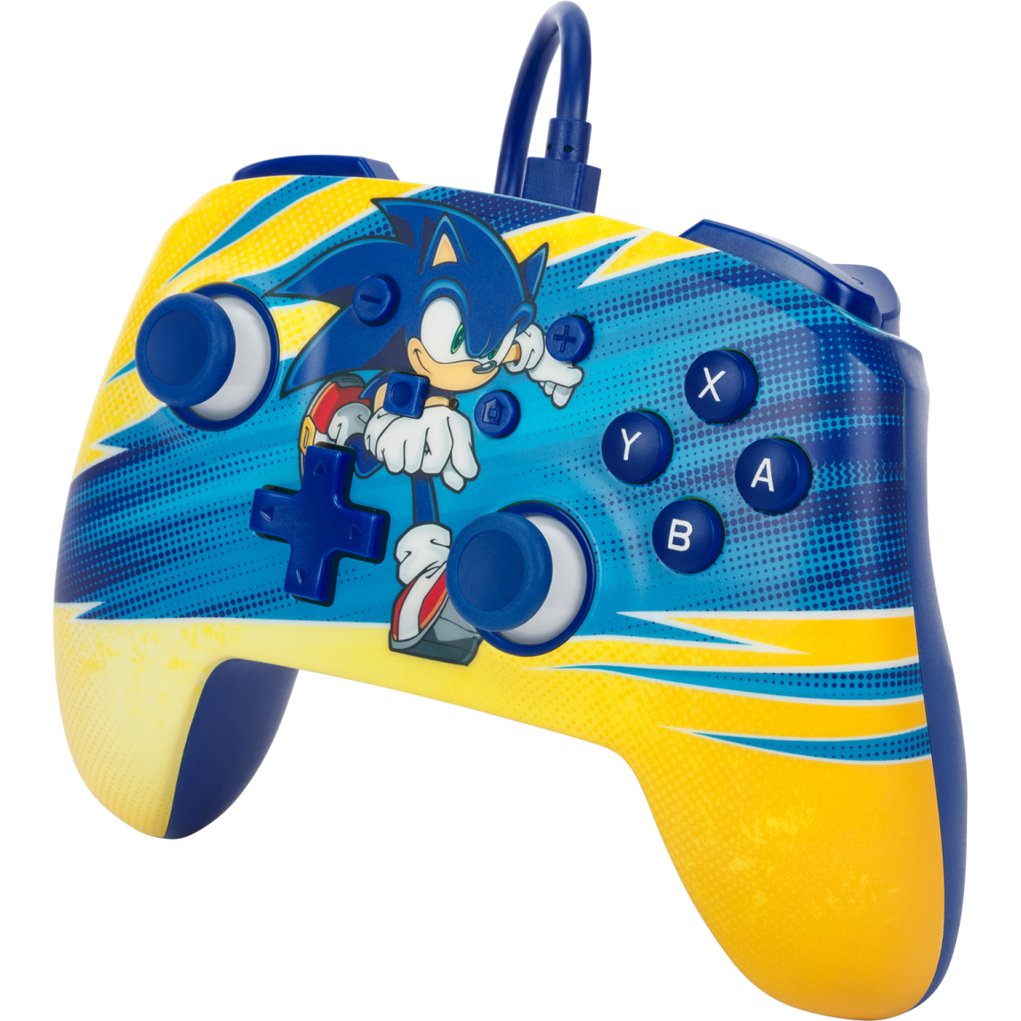 0617885062216 PowerA Enhanced Wired NSW Controller - Sonic Boost - Control Computer & IT,Nintendo,Nintendo tilbehør 18900009450 NSGP0202-01