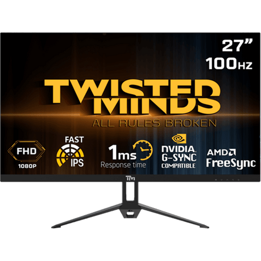 Twisted Minds Flat Gaming Monitor 27'' FHD - 100Hz, TM27FHD1