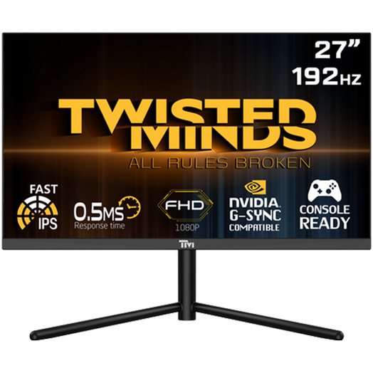 Twisted Minds Flat Gaming Monitor 27'' FHD - 192Hz, TM27FHD1