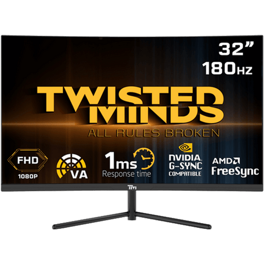 Twisted Minds Curve Gaming Monitor 32'' FHD - 180Hz, TM32CFH