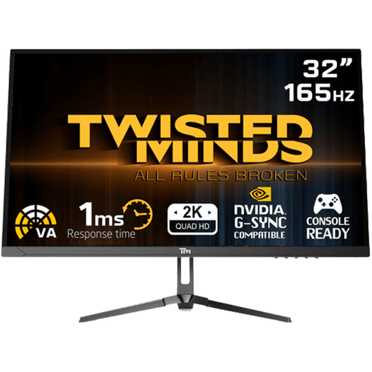 Twisted Minds Flat Gaming Monitor 32'' QHD - 165Hz, TM32QHD1