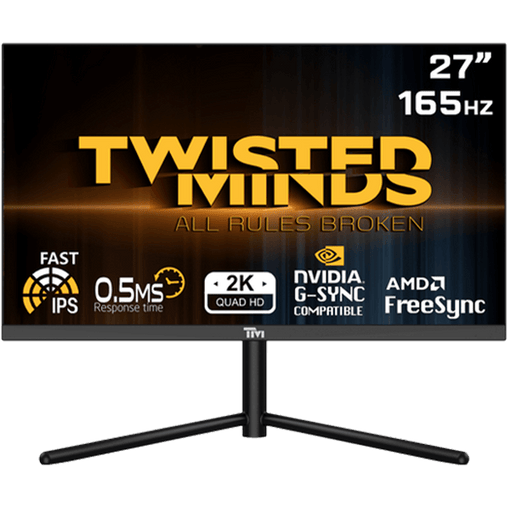 Twisted Minds Flat Gaming Monitor 27'' QHD - 165Hz, TM27QHD1