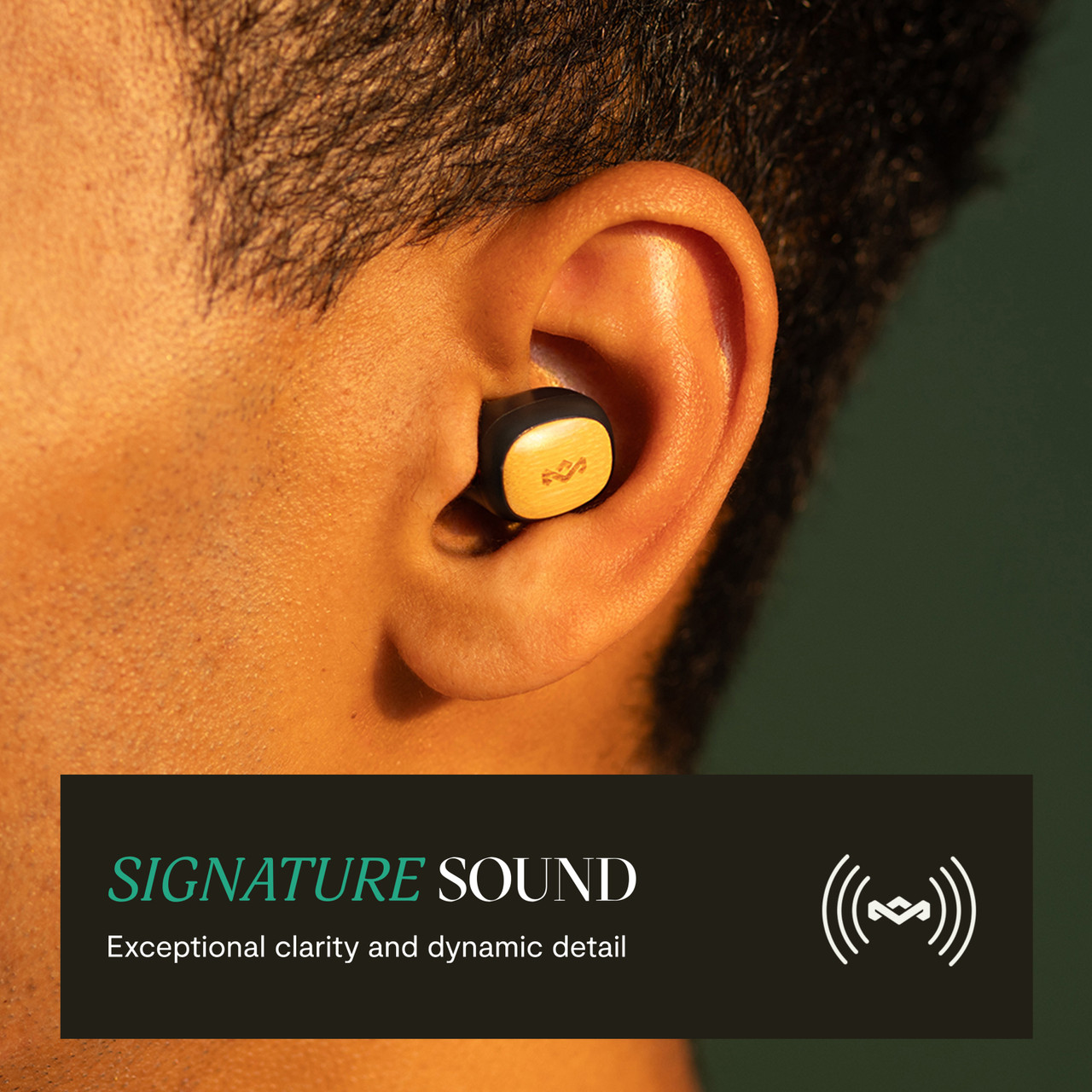 House of Marley Smile Jamaica Mini trådløse in-ear øretelefo