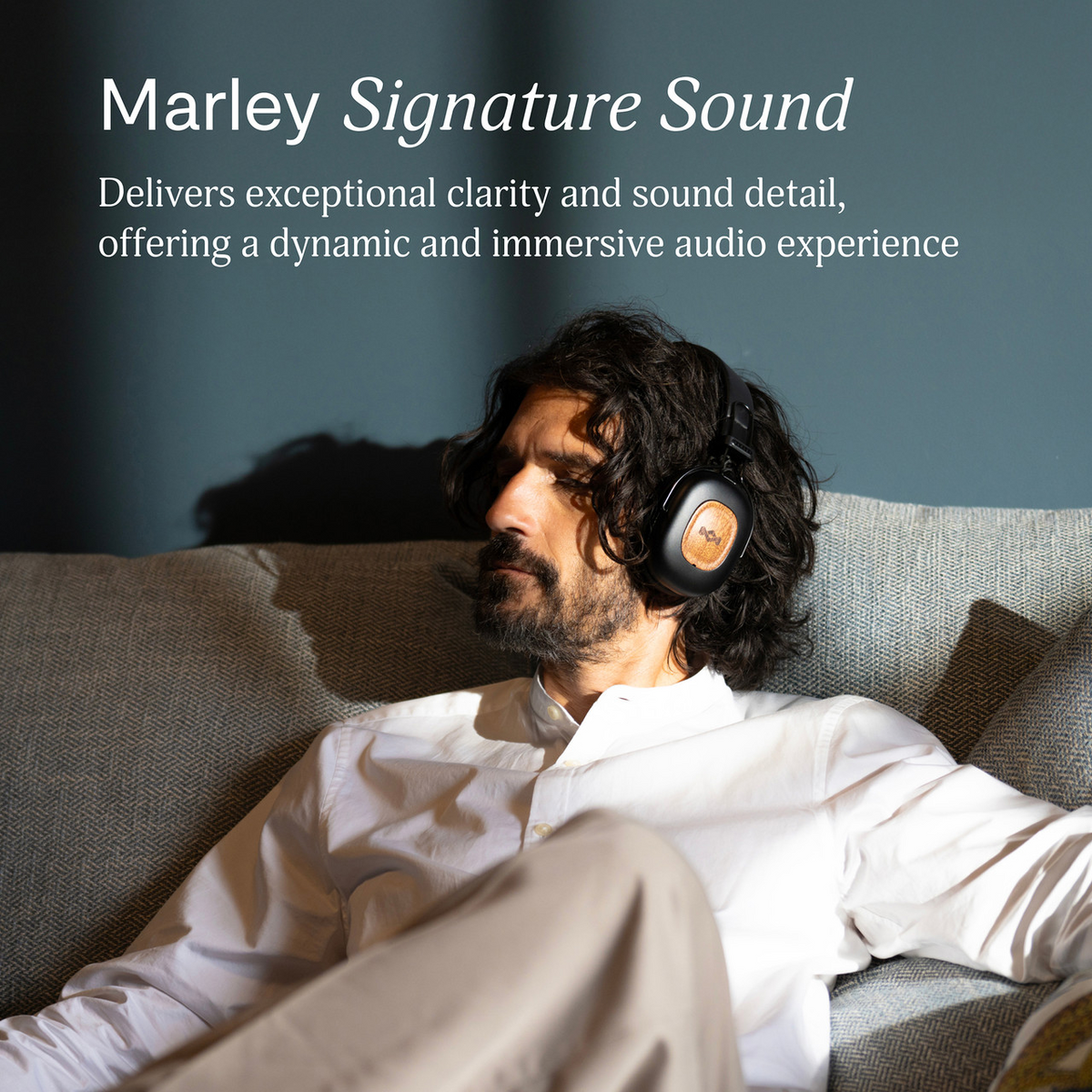 House of Marley Positive Vibration Rebel ANC-hovedtelefoner,