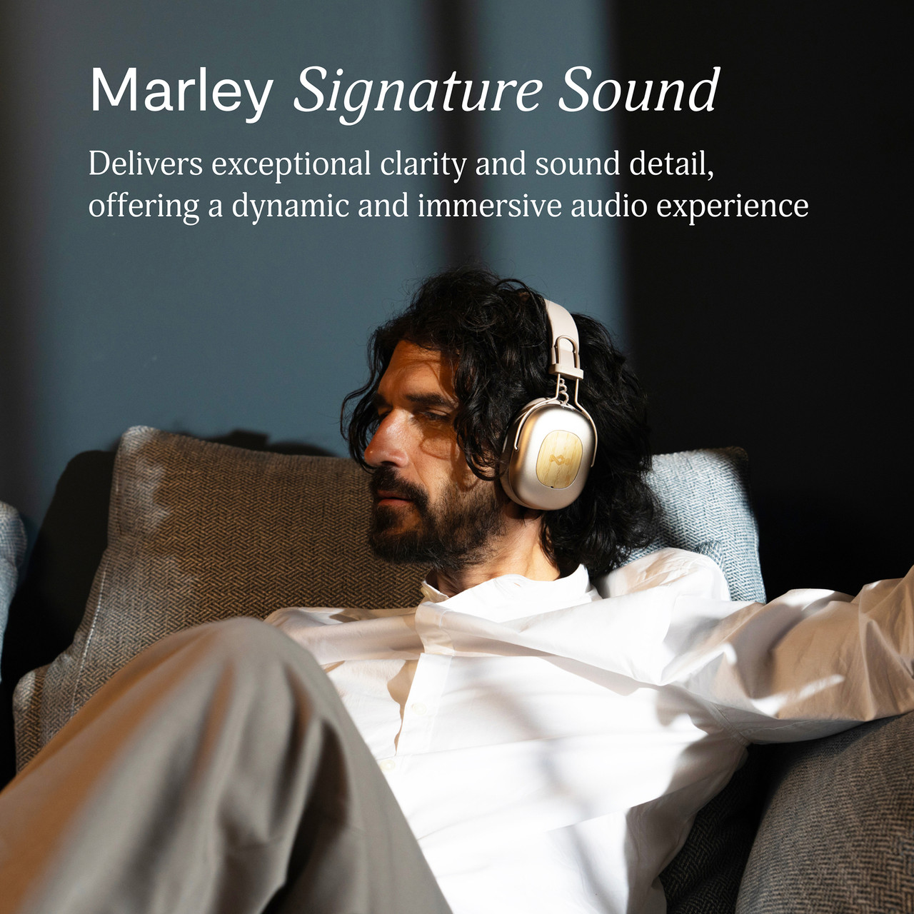 House of Marley Positive Vibration Rebel ANC-hovedtelefoner,