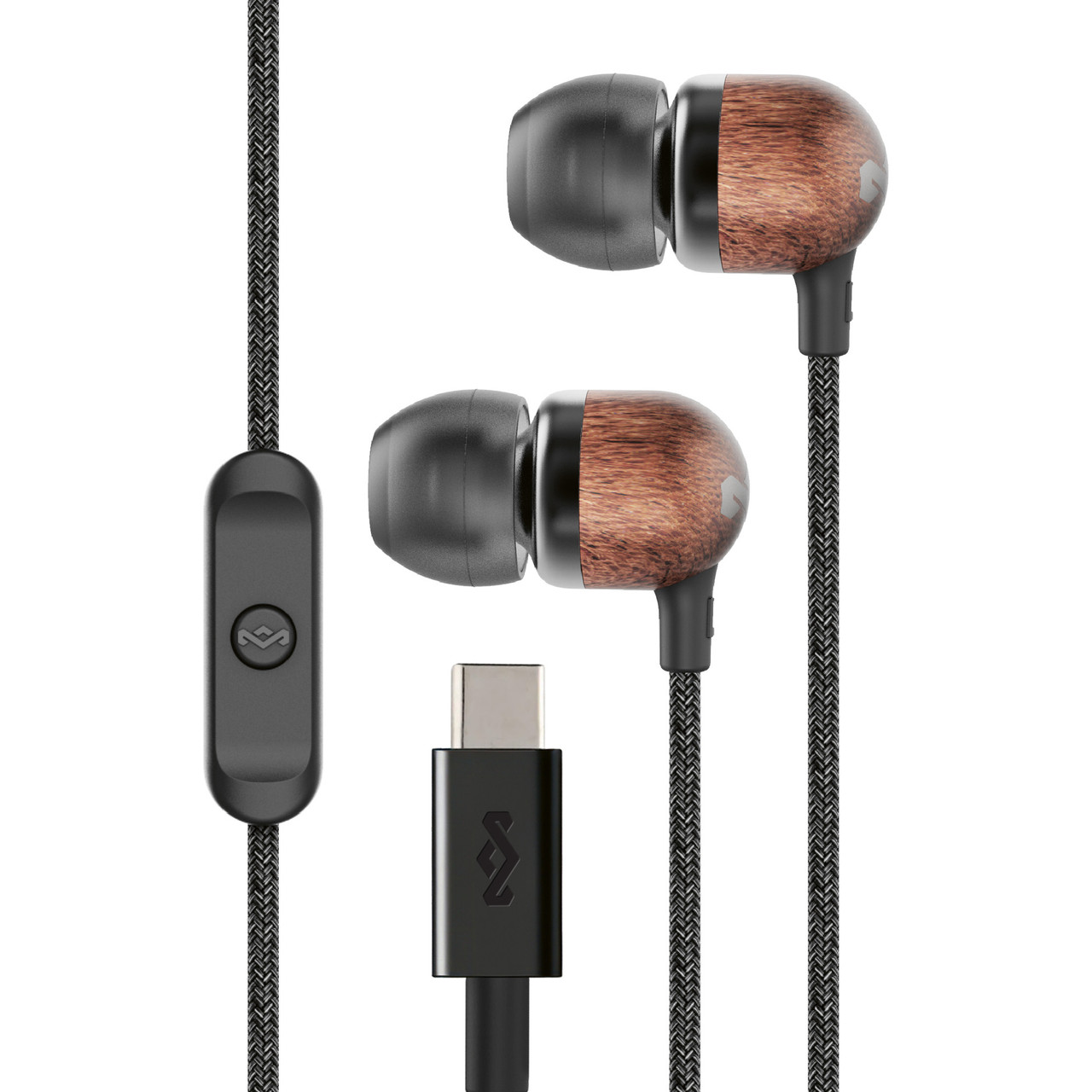 House of Marley Smile Jamaica in-ear øretelefoner USB-C, sor