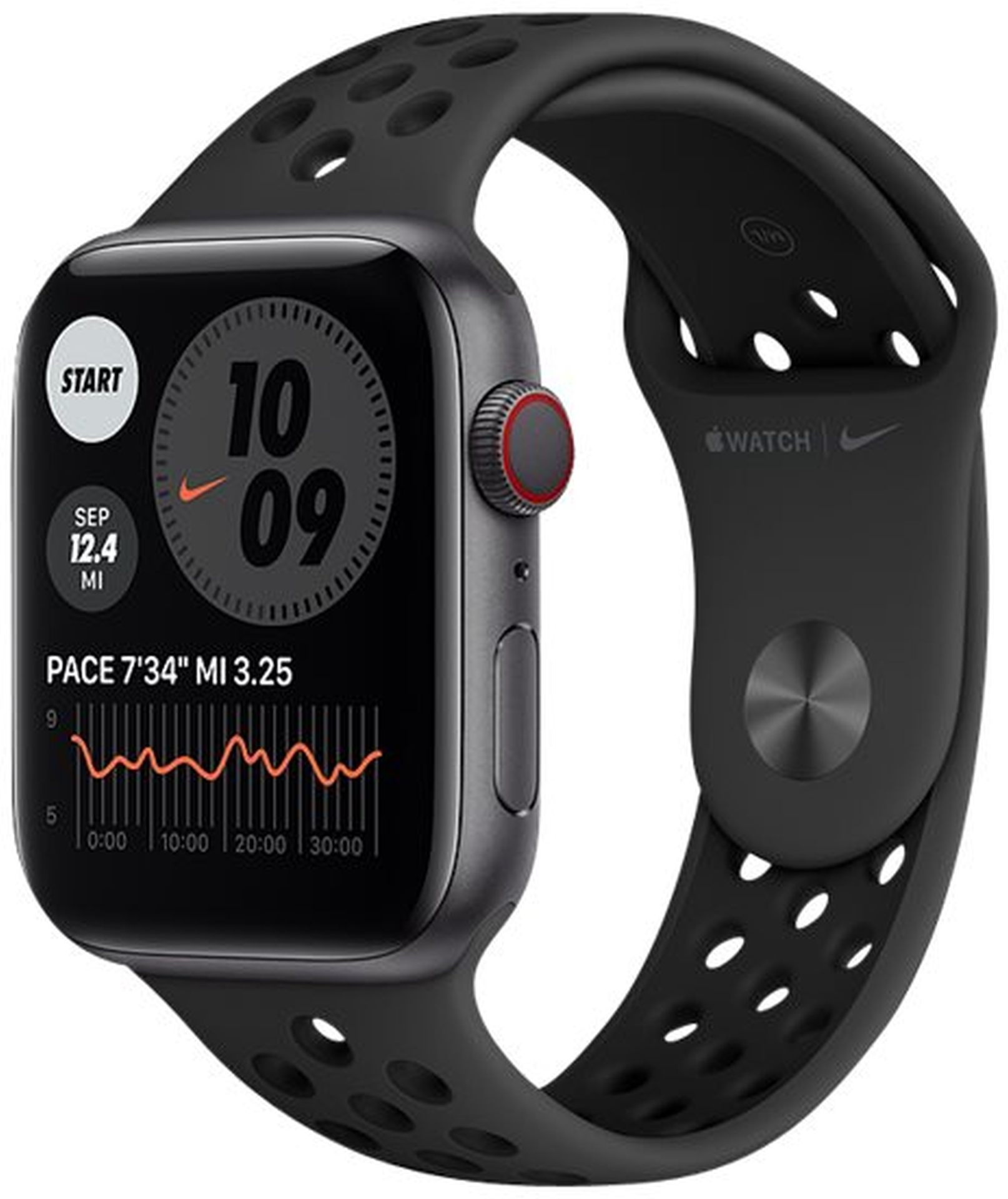 190199838307 Apple Apple Watch Nike Series 6 GPS + Cellular, 40mm Space G Telefon & GPS,Smartwatch,Watch 20500237346 M07E3KS/A