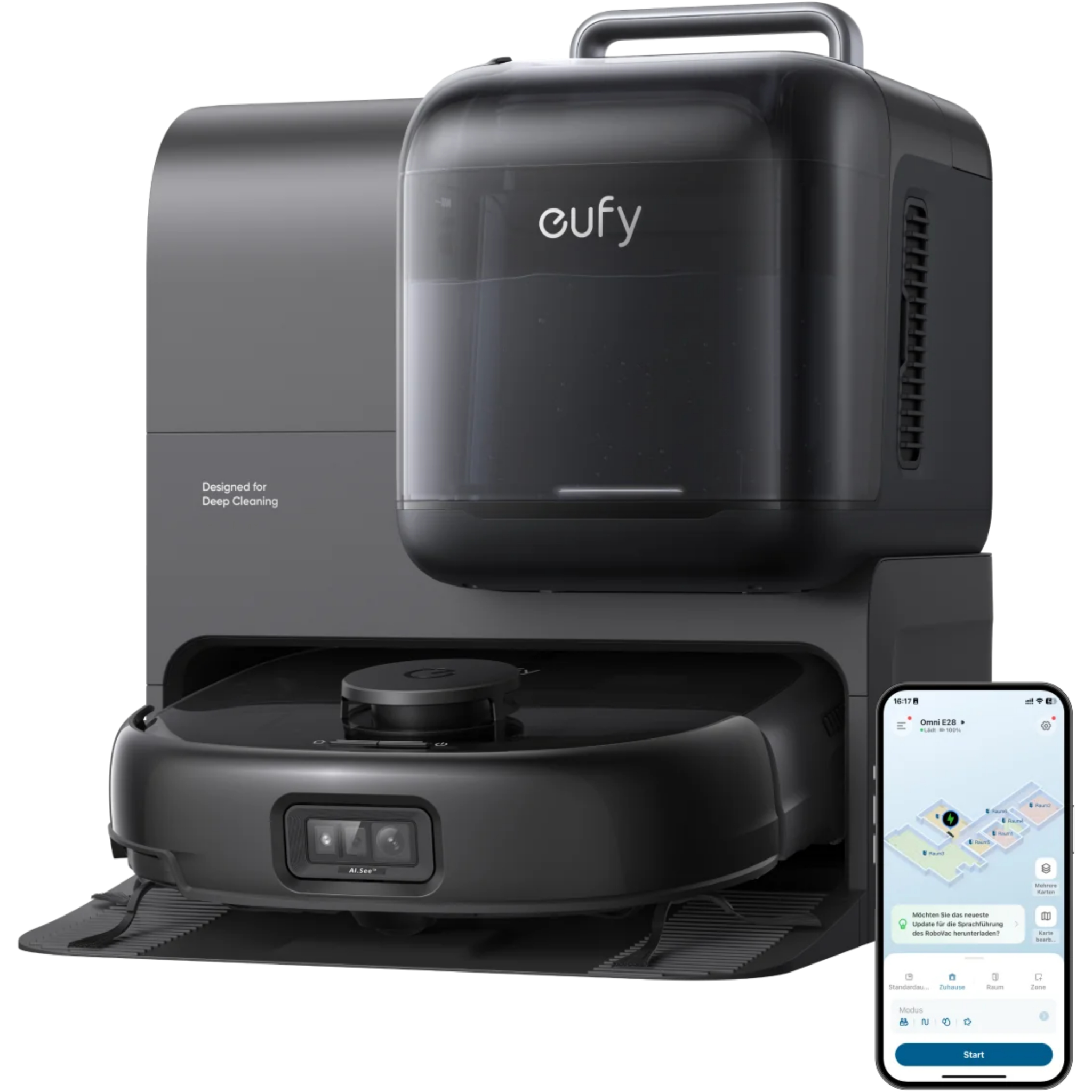 194644229023 Eufy Robot Vacuum Omni E28 robotstøvsuger Hus & Have,Støvsugere,Robotstøvsugere 2190016278 T2352G11