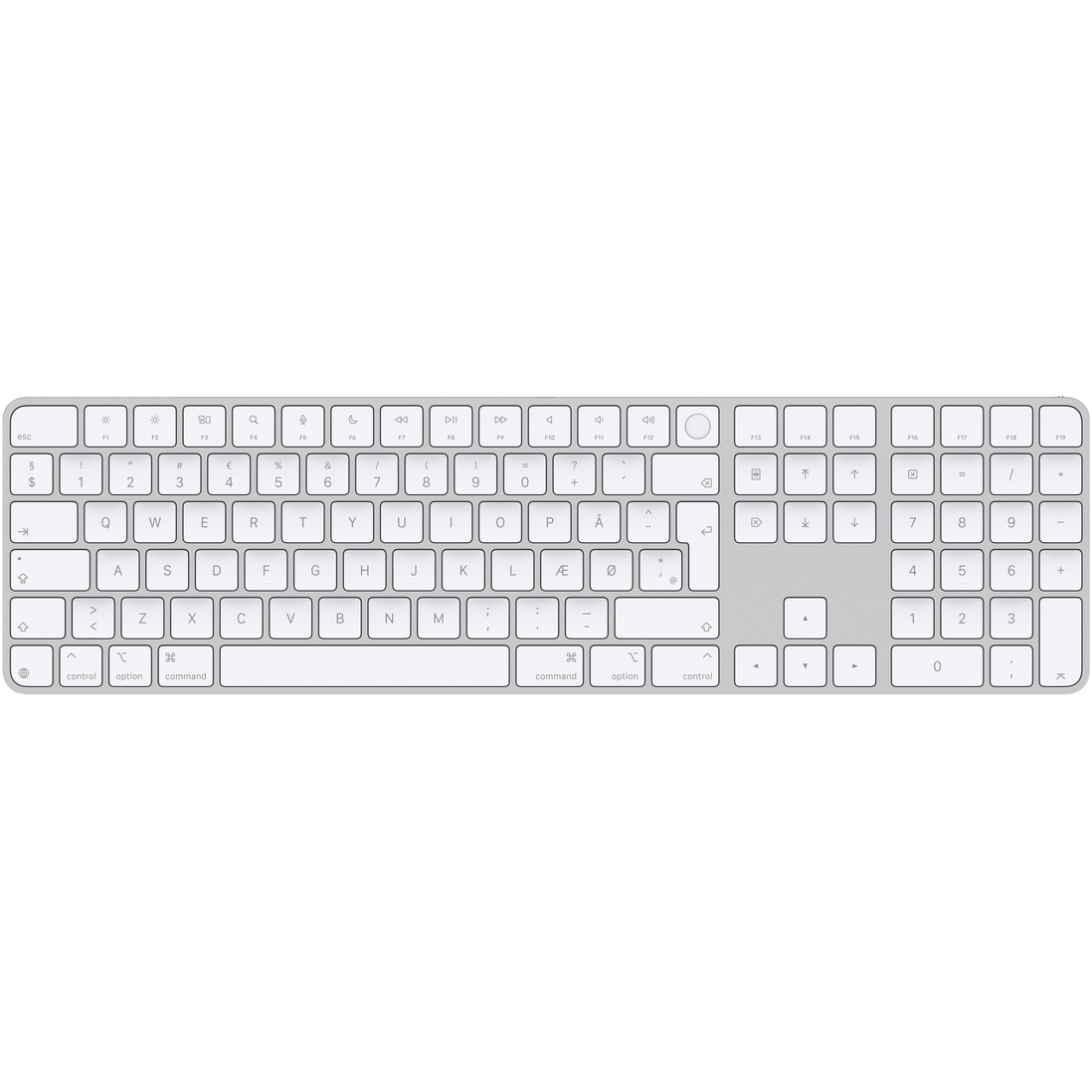 195949654732 Apple Magic Keyboard Touch ID Num Keypad Mac, danish, white Computer & IT,Tilbehør computer & IT,Tilbehør til Mac 14900038420 MXK73DK/A