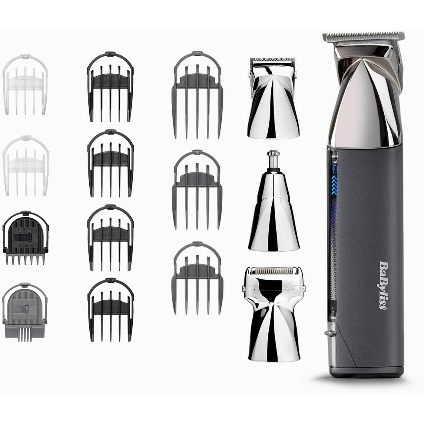 3030050165388 Babyliss Super X Metal - Chrome - Multitrimmer Personlig pleje,Barbering,Skægtrimmer 2190006509 Super X Metal - Chrome