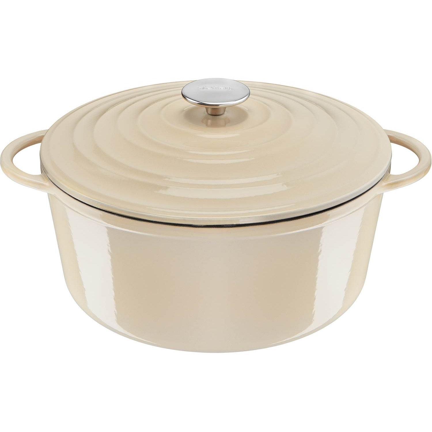 3168430347212 Tefal LOV Stewpot 25 cm, beige - Støbejernsgryde Husholdning,Køkkenudstyr,Gryder 2190004175 E2590404