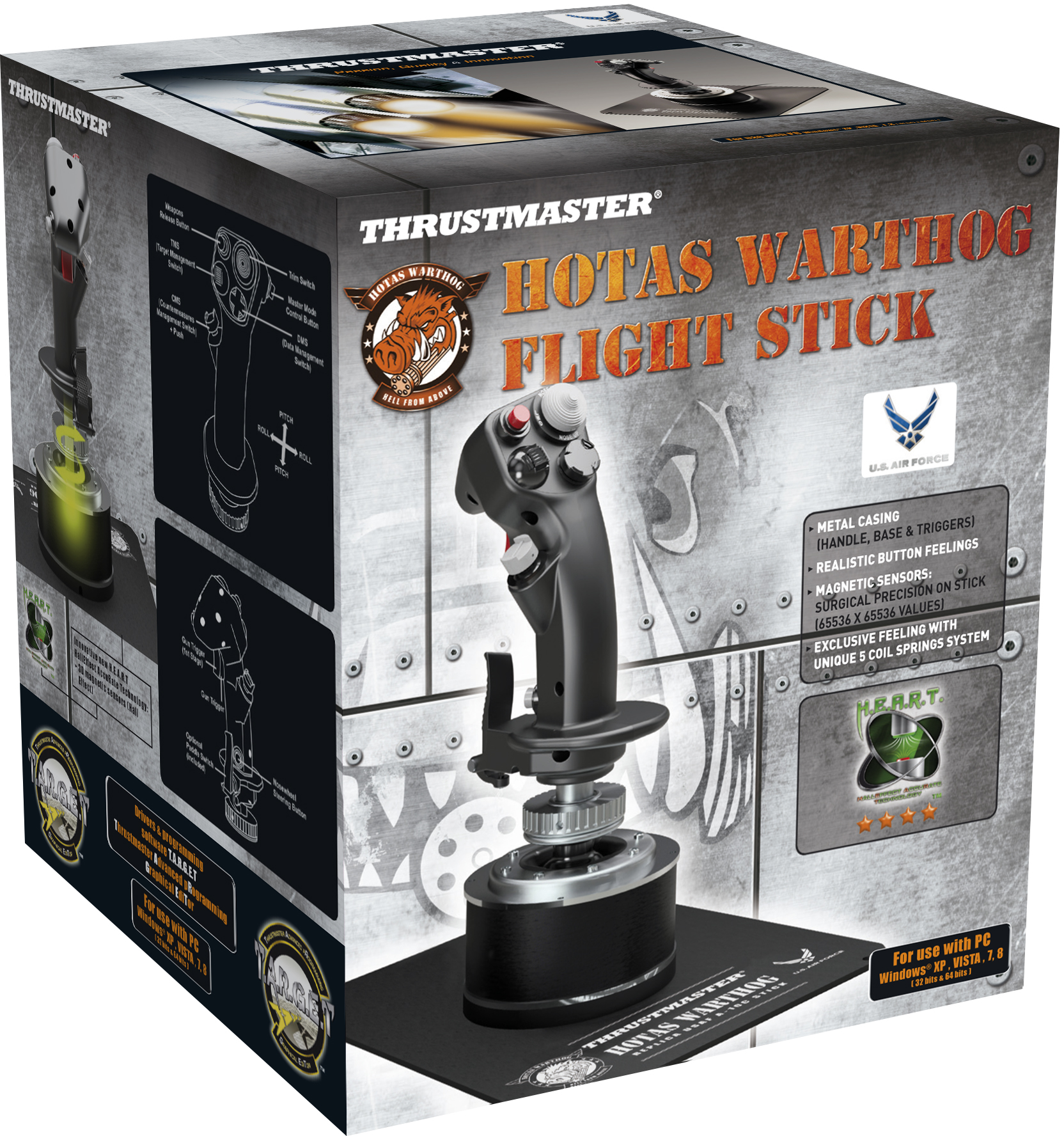 3362932914334 THRUSTMASTER HOTAS WARTHOG FLIGHT STICK - Flight stick Computer & IT,Gaming,Simulationsudstyr 18900002170 0