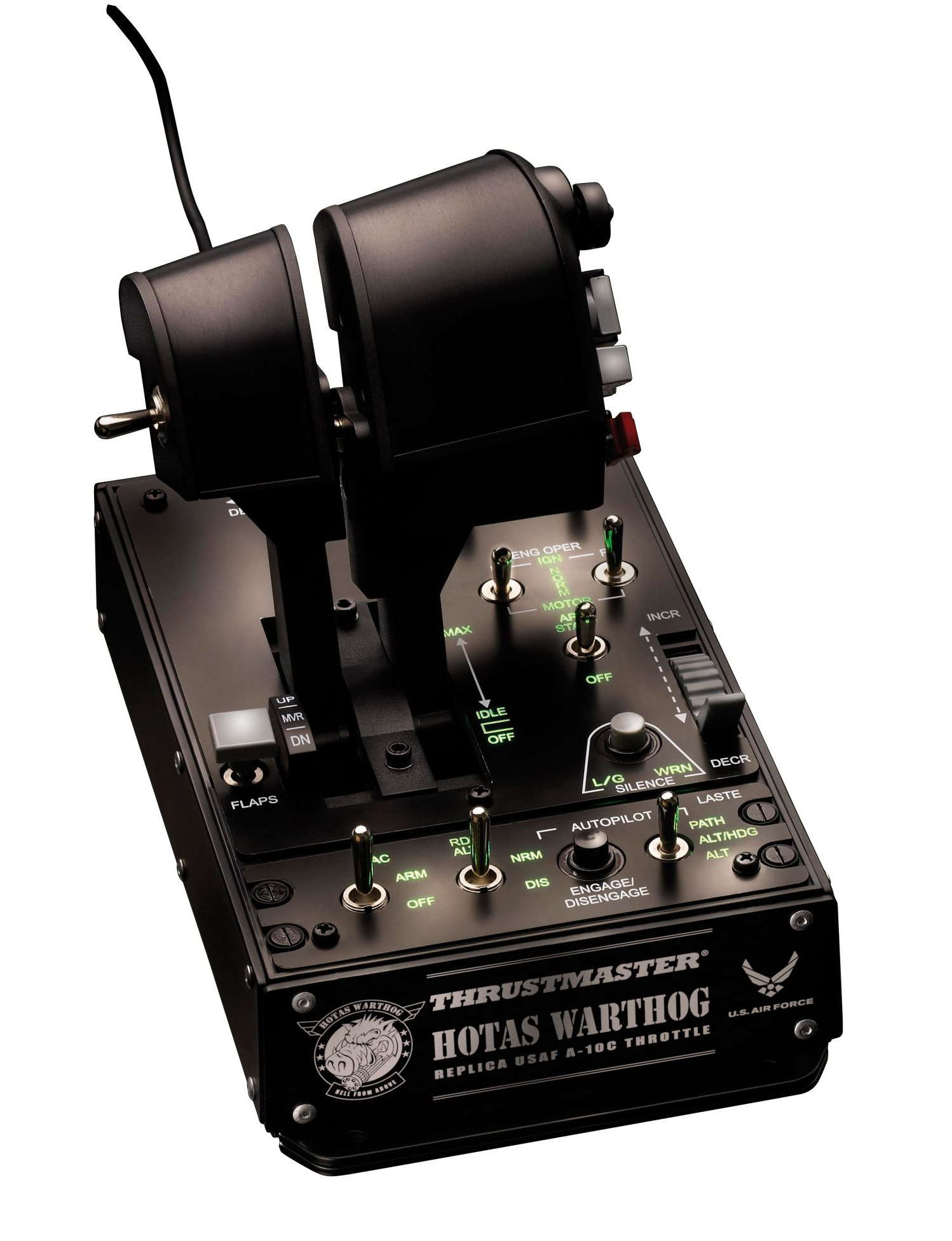 3362932914341 THRUSTMASTER HOTAS WARTHOG DUAL THROTTLES - Gashåndtag - dua Computer & IT,Gaming,Simulationsudstyr 18900002180 0