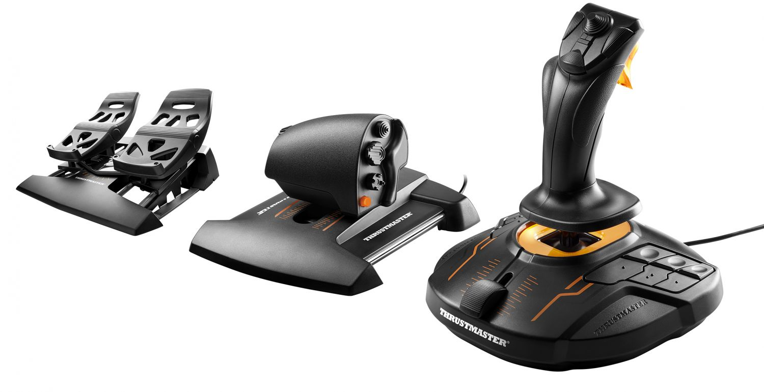 3362932914891 THRUSTMASTER T16000M FLIGHT PACK - Flight stick bundle Computer & IT,Gaming,Simulationsudstyr 18900002240 0