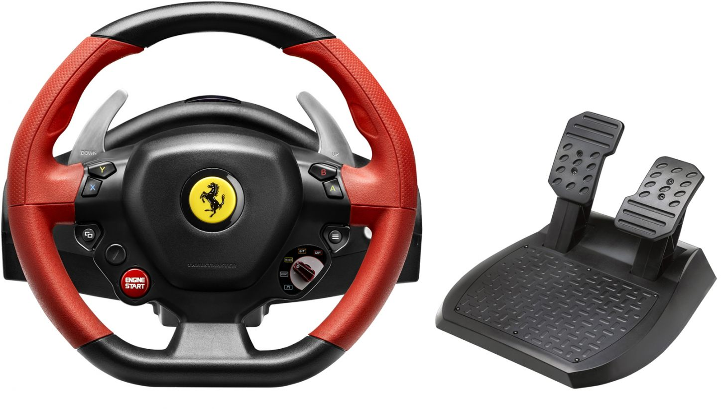 3362934401740 THRUSTMASTER FERRARI 458 SPIDER RACING WHEEL - Rat og pedale Computer & IT,Xbox,Xbox tilbehør 18900001880 0