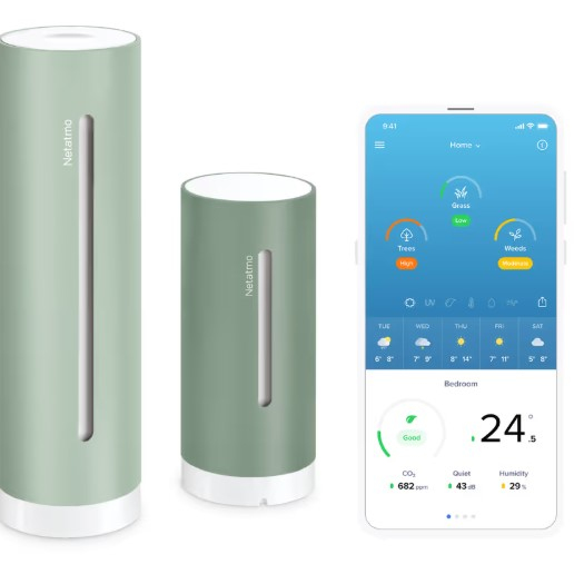 3700730506731 Netatmo Weather Station Gen 2 mint Hus & Have,Smart Home,Vejrstationer 2190014521 NWS-M-EC