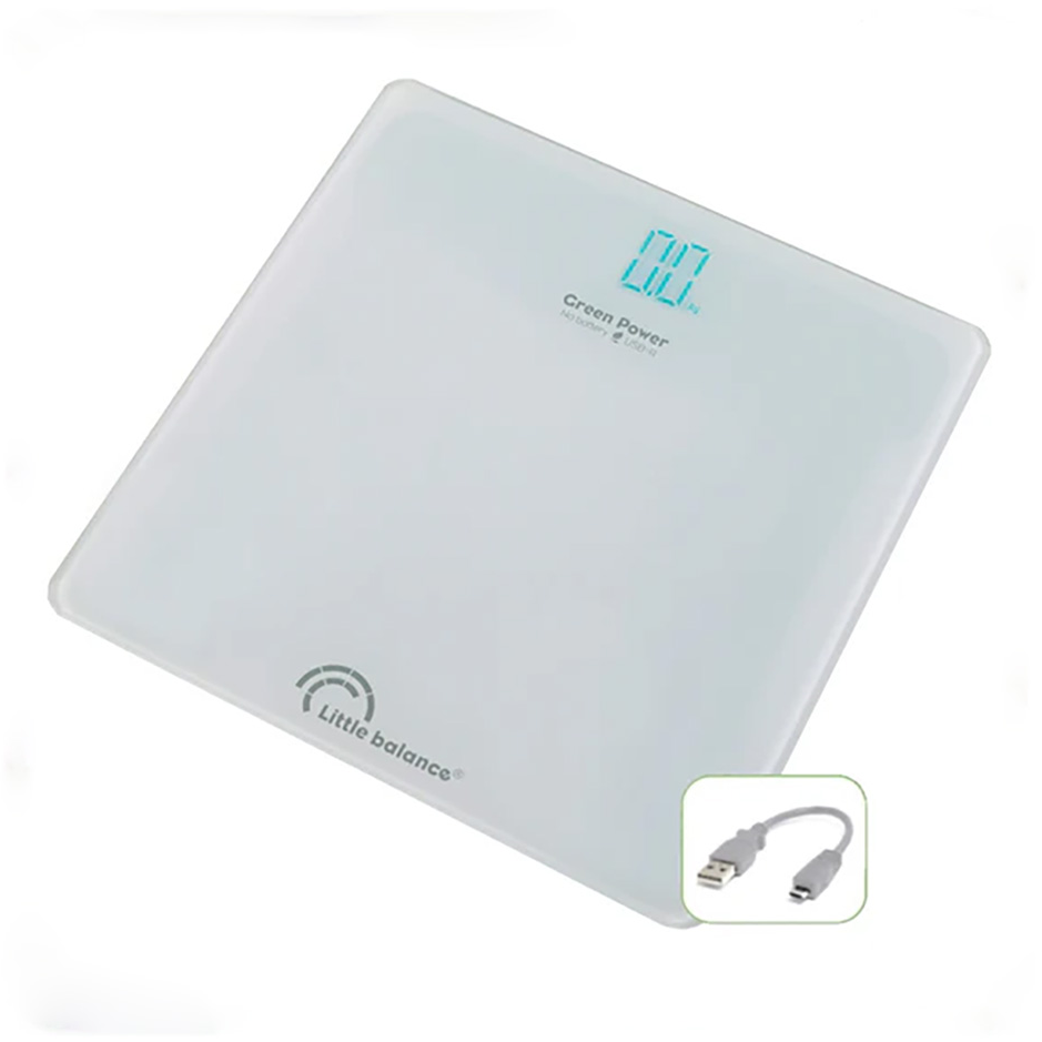 3760240786566 Little Balance opladbar, hvid - Personvægt Personlig pleje,Sundhed,Personvægte 19200002280 8656