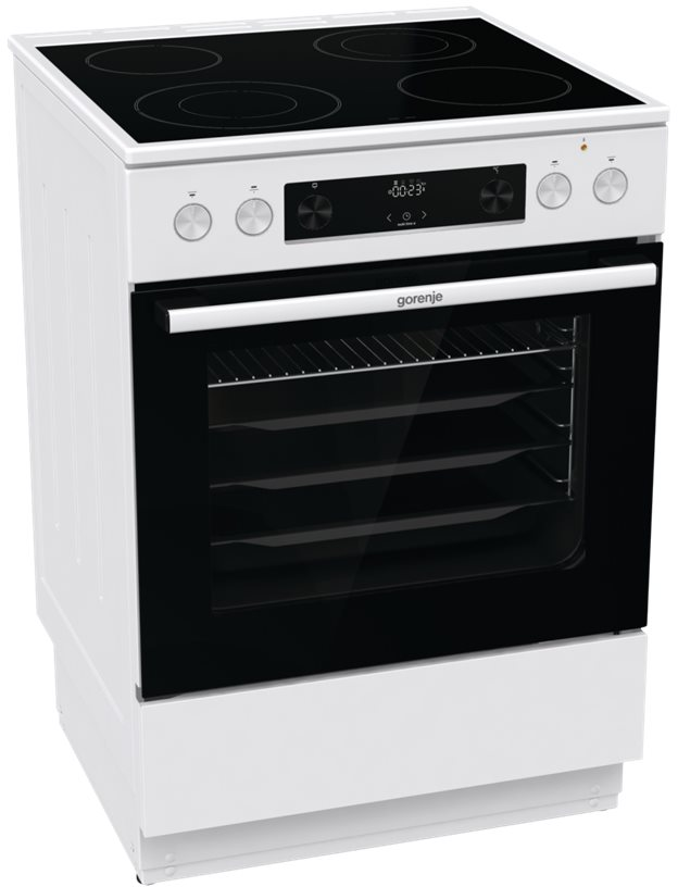 3838782647901 Gorenje GEC6D60WPB - Glaskeramisk komfur Hvidevarer,Komfurer,Glaskeramiske komfurer 5500004470 GEC6D60WPB