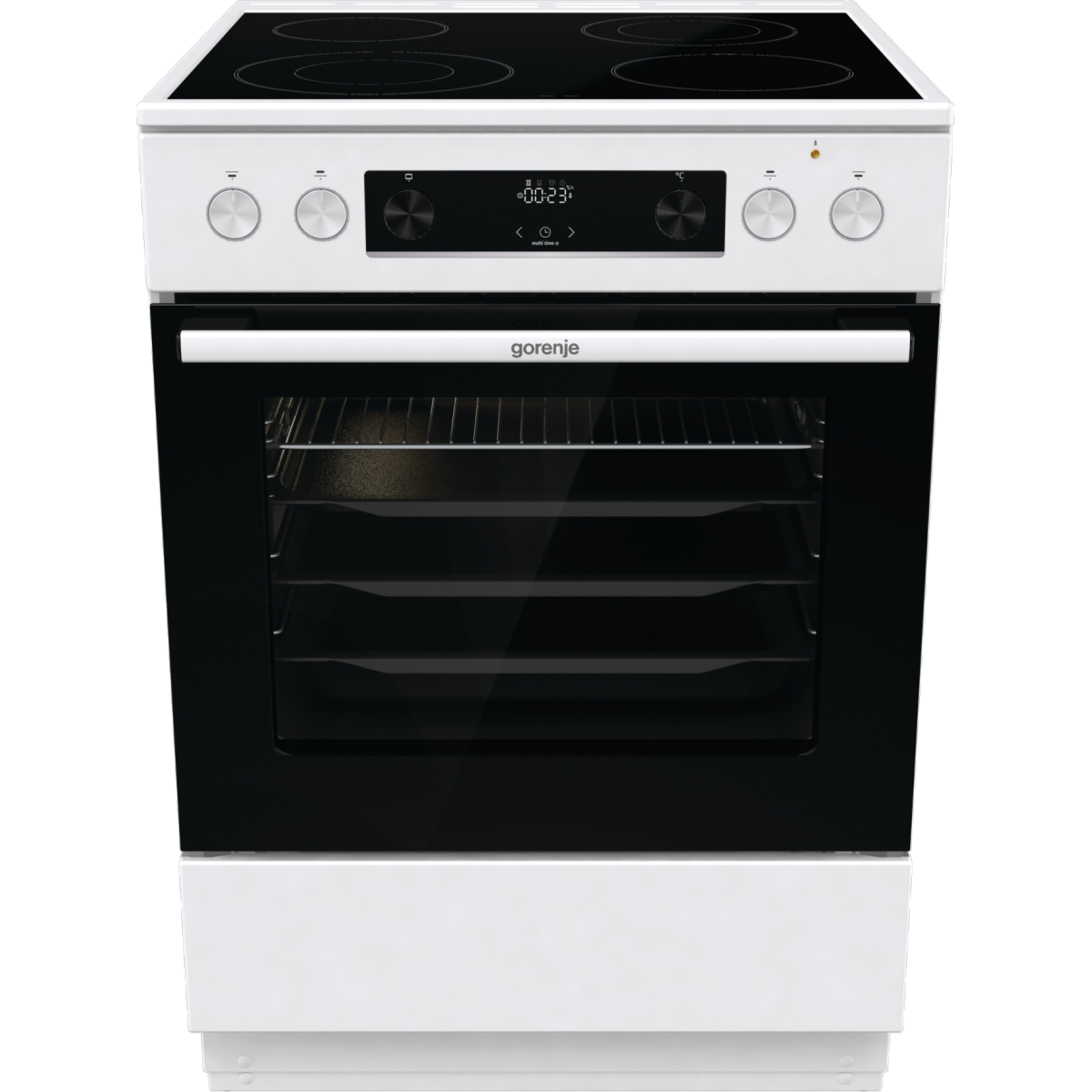 3838782647901 Gorenje GEC6D60WPB - Glaskeramisk komfur Hvidevarer,Komfurer,Glaskeramiske komfurer 5500004470 GEC6D60WPB