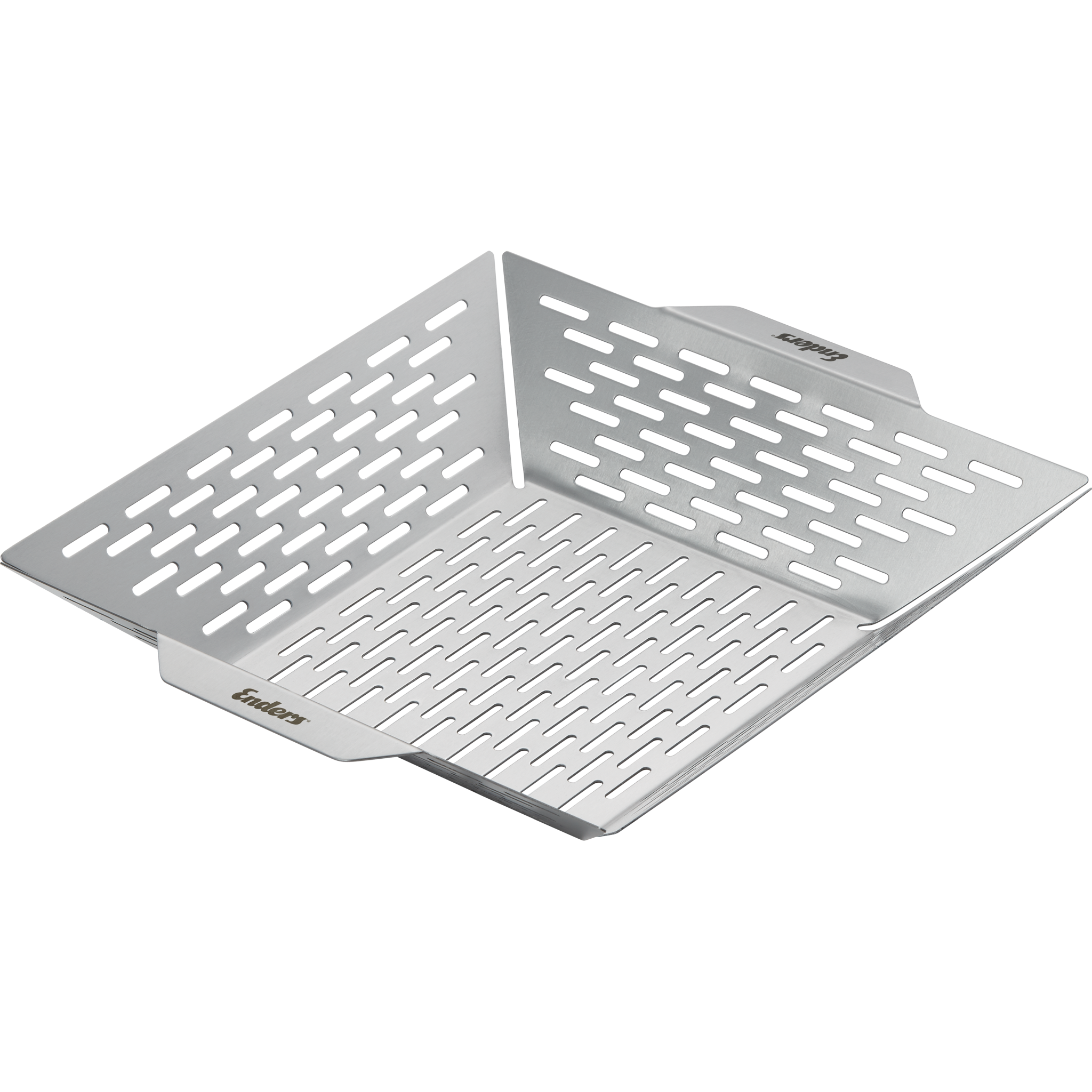 4000591005602 Enders Grill kurv i rustfri stål L, 35 x 30 x 6,5 cm - Tilb Hus & Have,Udeliv,Grill tilbehør 4800056020 8822