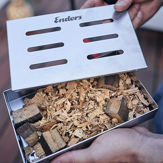 Enders Smoker box, rustfri stål - Tilbehør