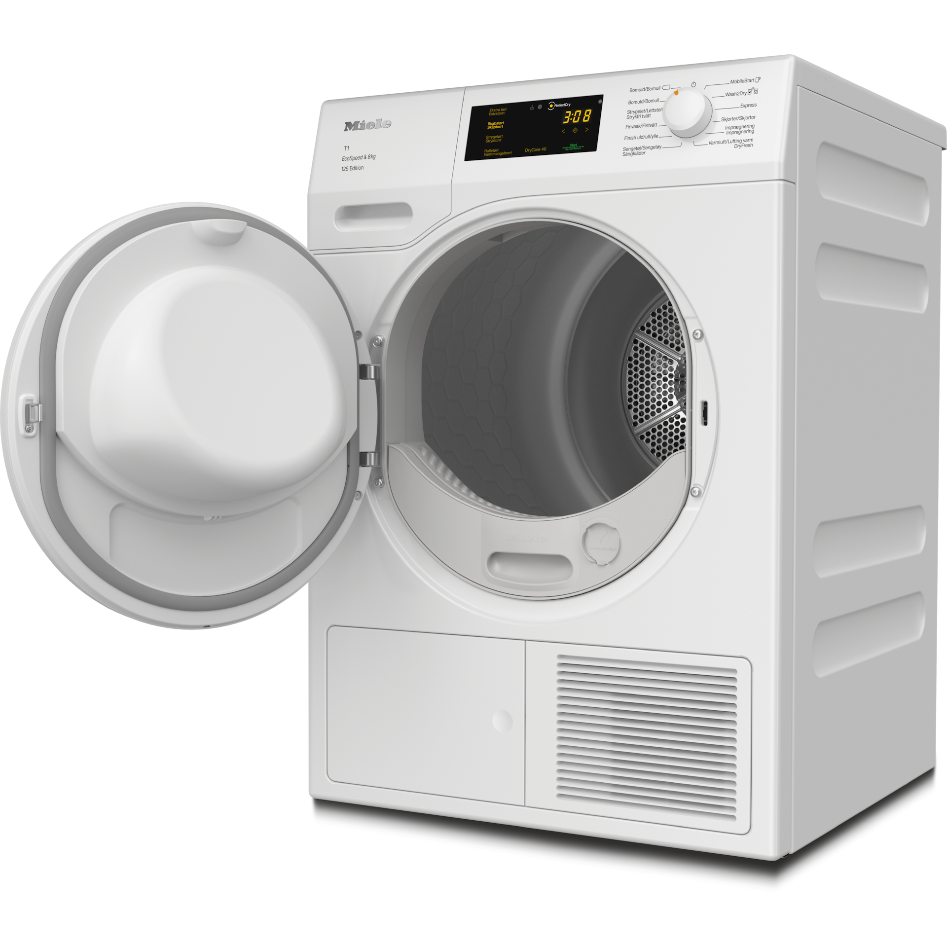 4002516767077 Miele TCC670WP - Kondenstørretumbler med varmepumpe Hvidevarer,Tørretumbler,Kondenstørretumblere 7400013030 TCC670WP