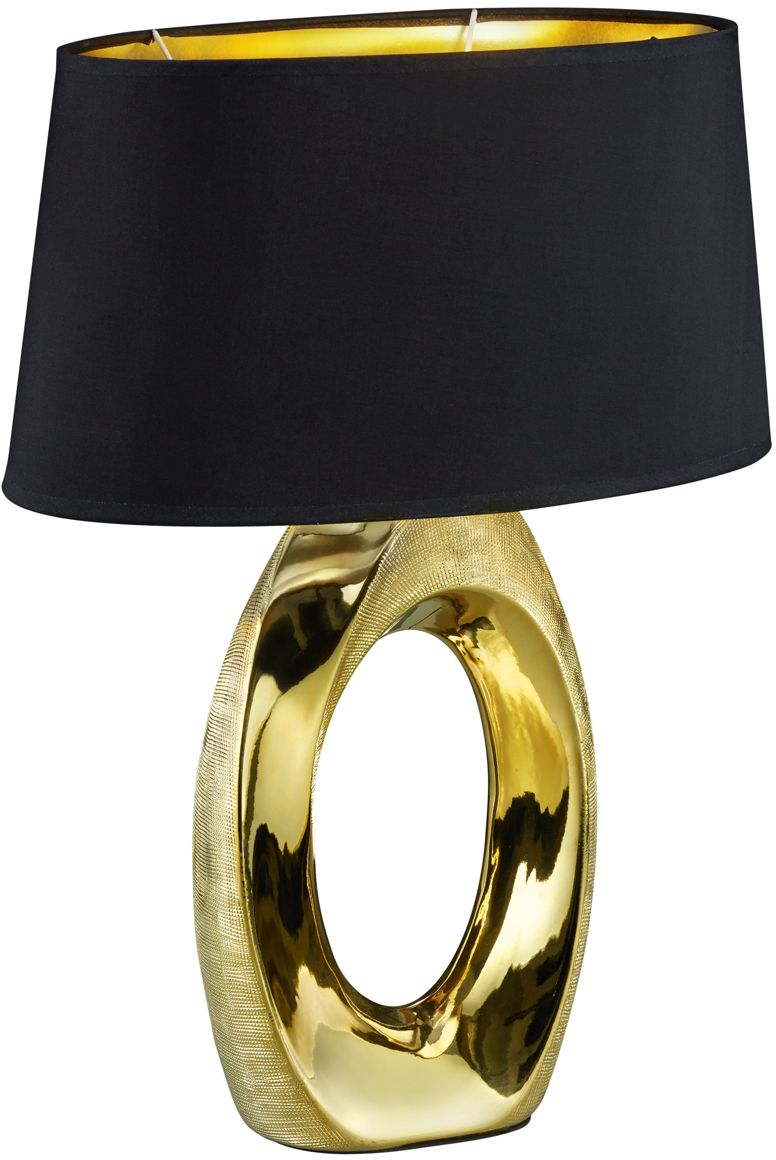 4017807377507 Reality Taba guld/sort - Bordlampe Lamper,Bordlamper,Bordlamper 78100001000 Taba guld/sort