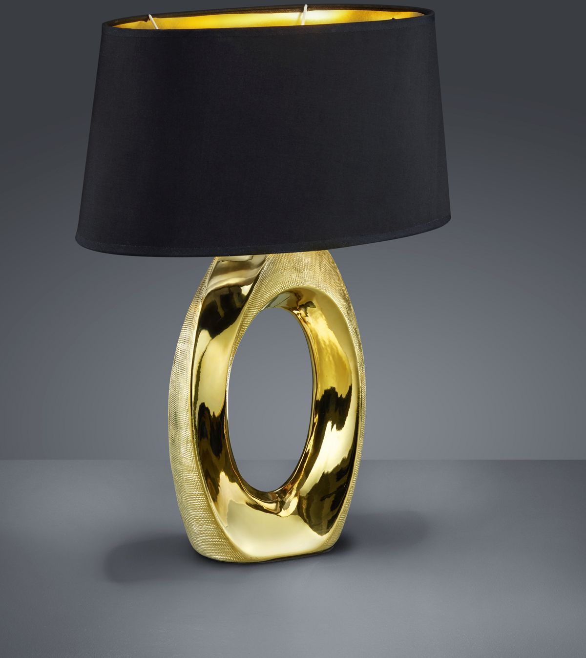 4017807377507 Reality Taba guld/sort - Bordlampe Lamper,Bordlamper,Bordlamper 78100001000 Taba guld/sort