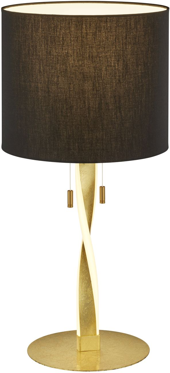 4017807380460 TRIO Nandor sort/guld - Bordlampe Lamper,Bordlamper,Bordlamper 78100000650 Nandor sort/guld