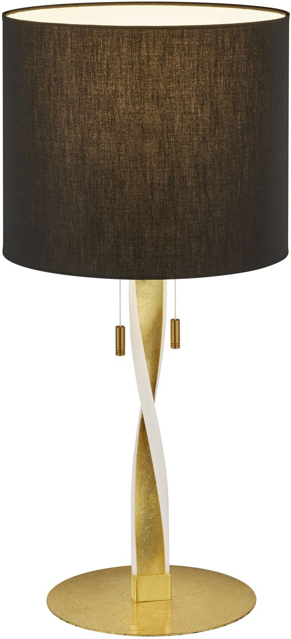4017807380460 TRIO Nandor sort/guld - Bordlampe Lamper,Bordlamper,Bordlamper 78100000650 Nandor sort/guld