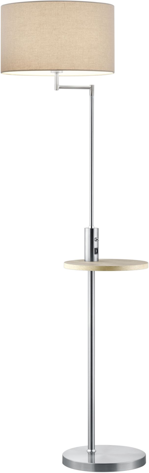 4017807423211 TRIO Claas stål - Gulvlampe Lamper,Gulvlamper,Gulvlamper 78100000600 Claas stål