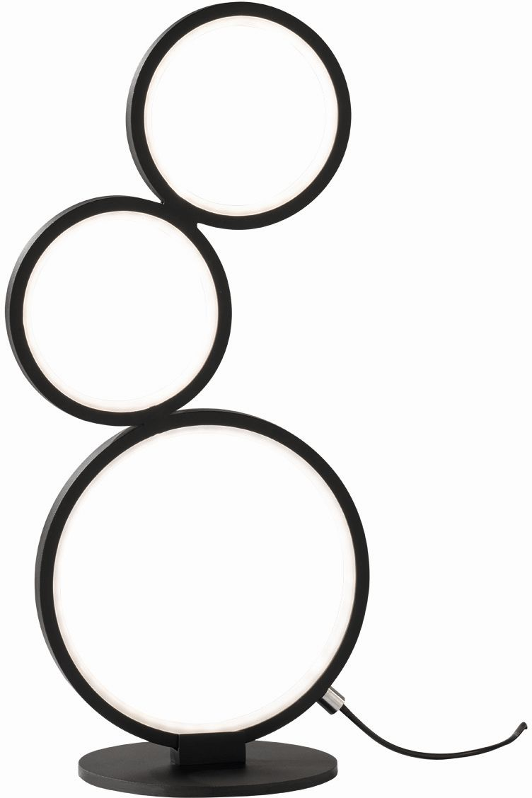 4017807423815 TRIO Rondo mat sort - Bordlampe Lamper,Bordlamper,Bordlamper 78100000080 Rondo mat sort