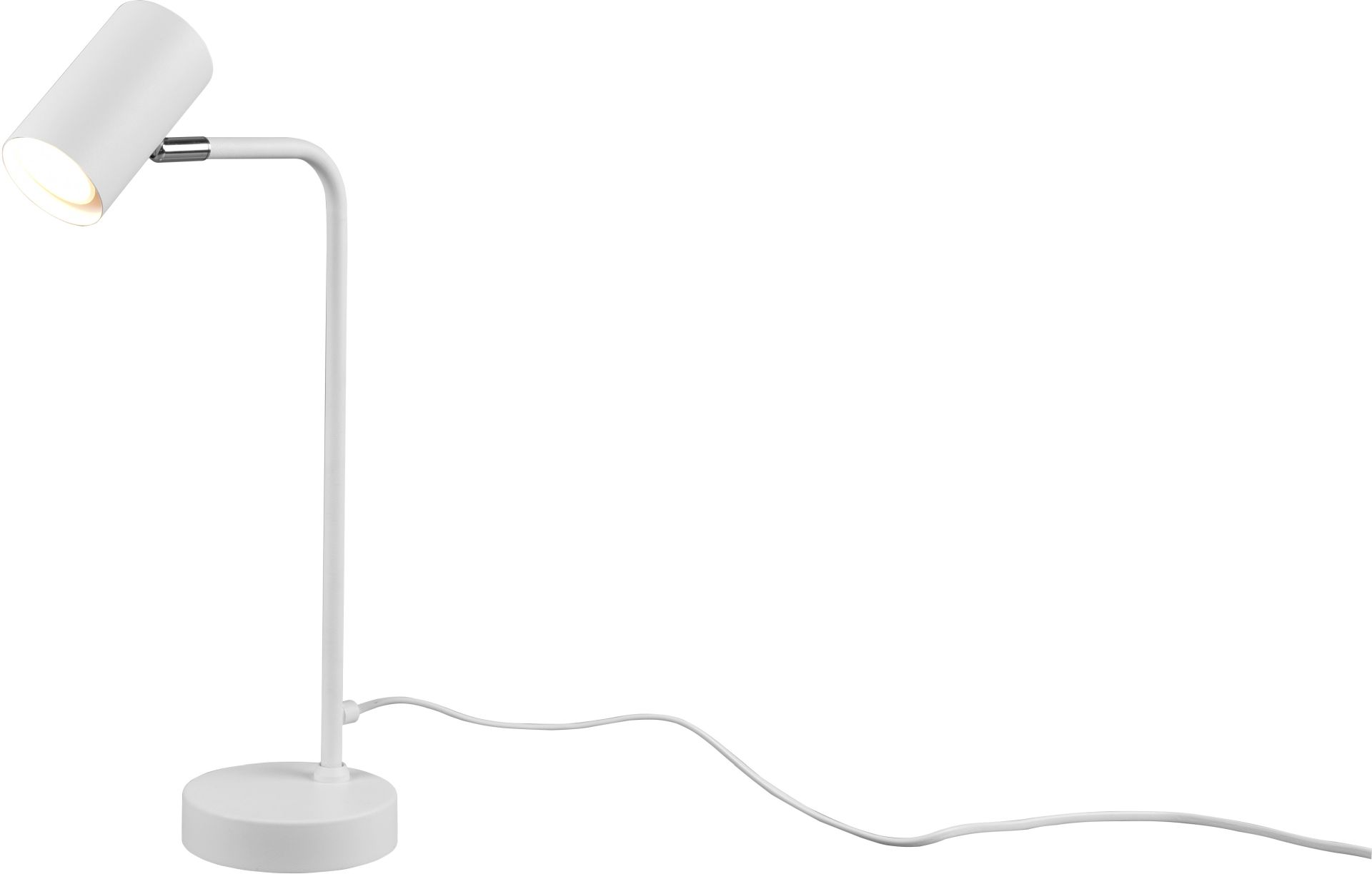 4017807488722 TRIO Marley hvid - Bordlampe Lamper,Bordlamper,Bordlamper 78100000720 Marley hvid