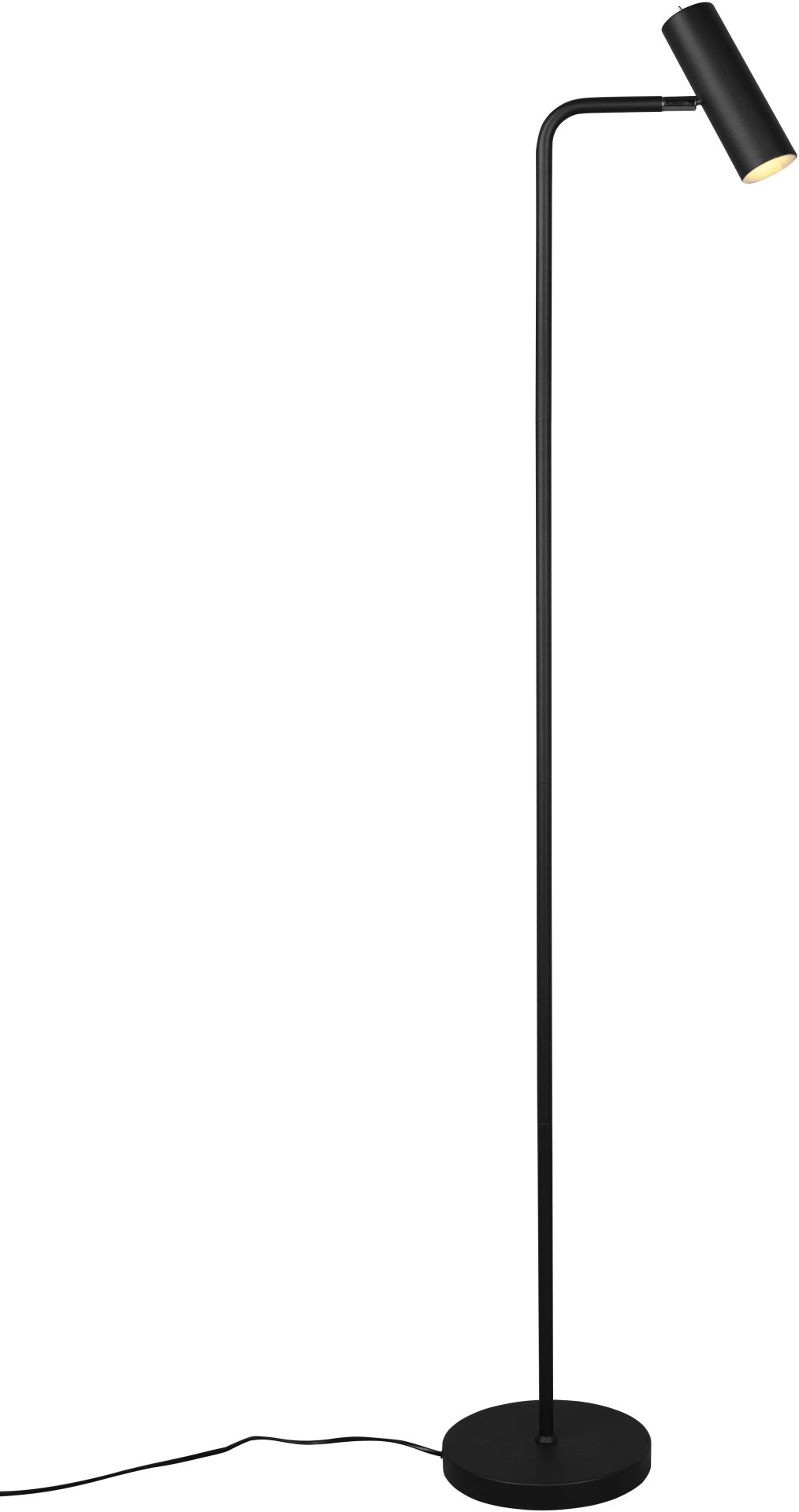 4017807488791 TRIO Marley sort - Gulvlampe Lamper,Gulvlamper,Gulvlamper 78100000770 Marley sort