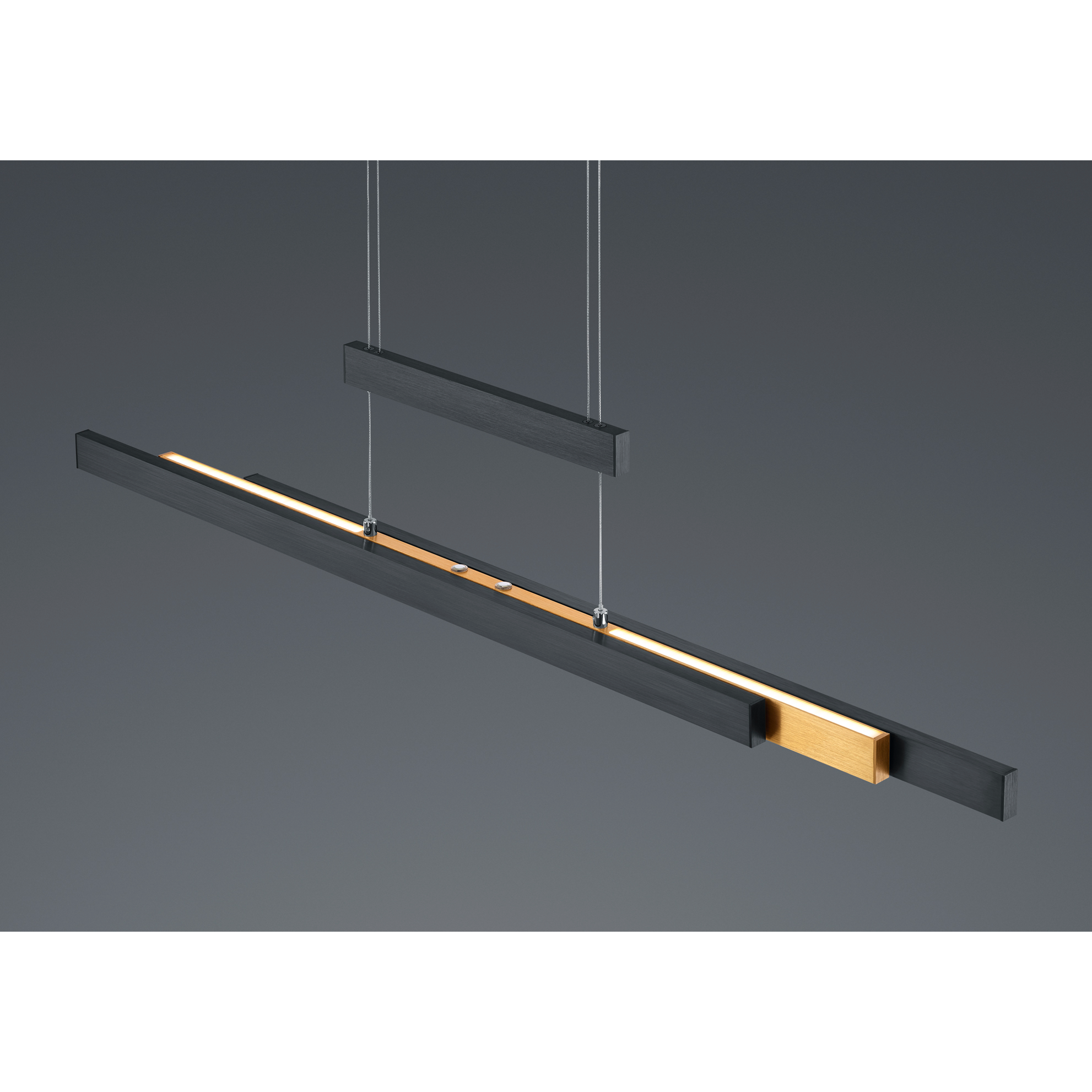 4017807504446 TRIO Trajan matsort/guld - Pendel Lamper,Pendler-/ Hængelamper,Pendler/Hængelamper 78100001300 375310502