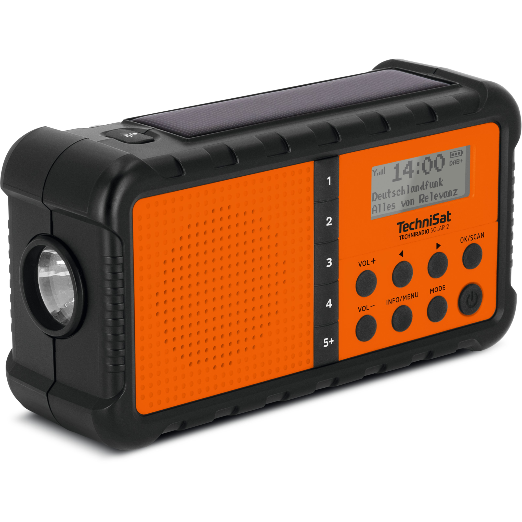 4019588039964 TechniSat Techniradio Solar 2 DAB+ - Multi-powered radio TV & HIFI,Lyd,DAB radioer 8400001420
