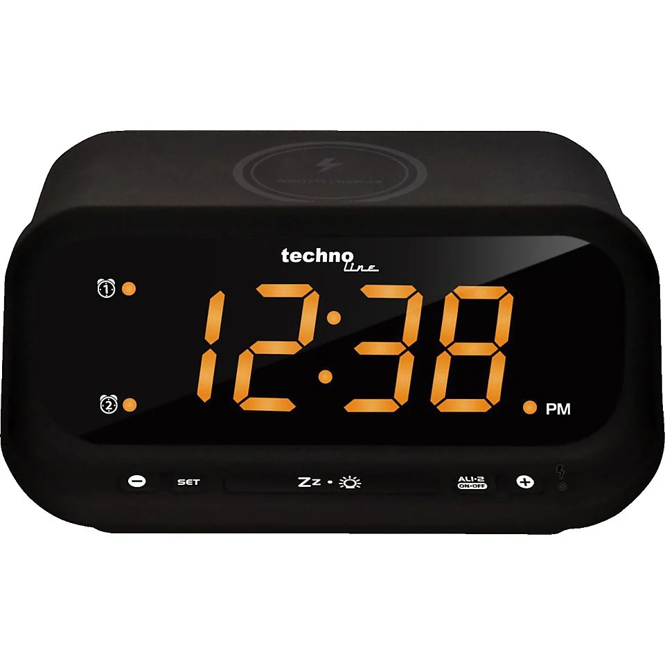 4029665004778 Technoline WT 477 - Vækkeur med trådløs oplader TV & HIFI,Lyd,Vækkeure 19200001990 WT 477