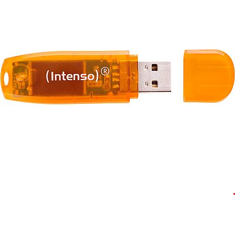 4034303031436 Intenso USB Flash Drive 2.0 64GB Orange Computer & IT,Tilbehør computer & IT,USB sticks 2190005889 