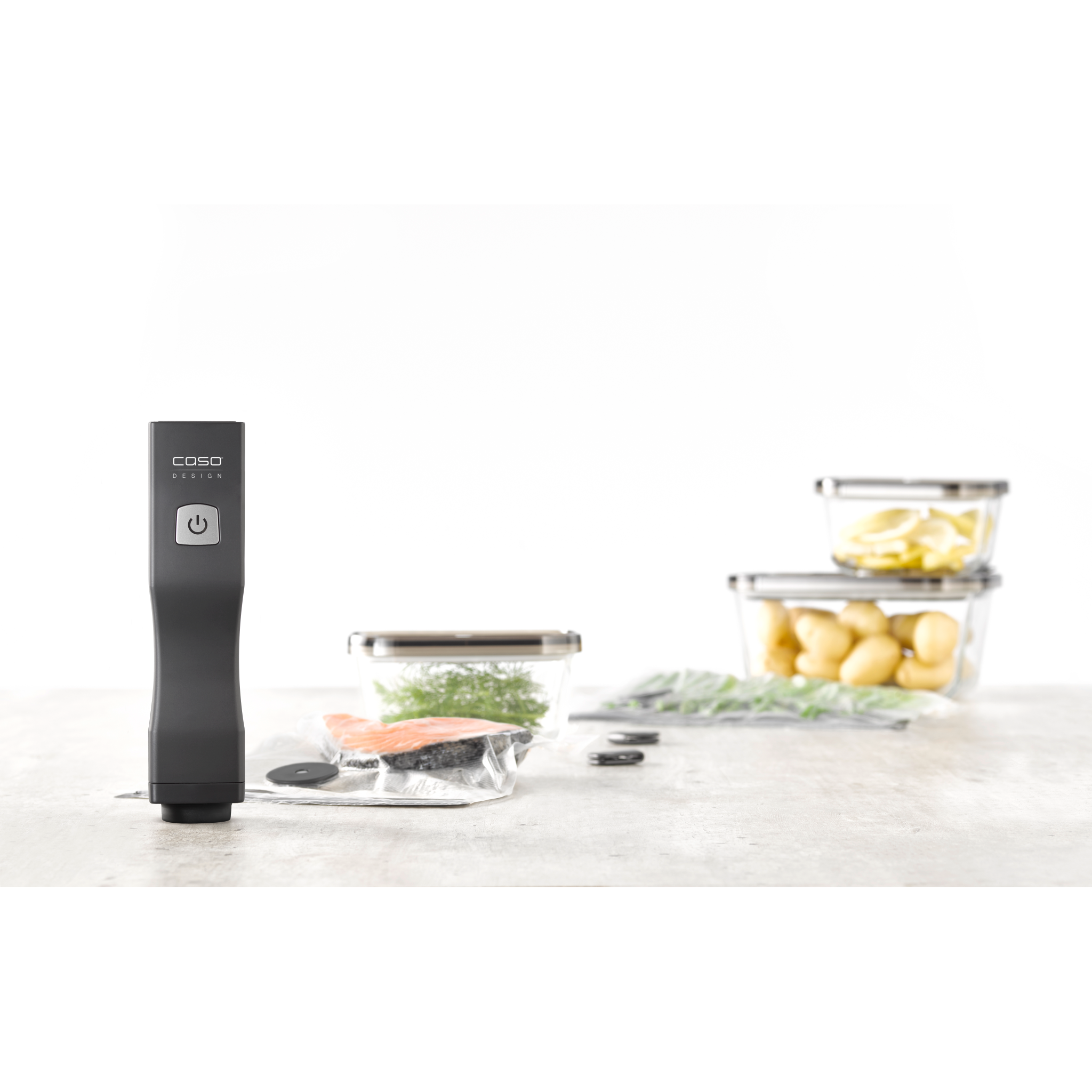 4038437011692 Caso Vacu OneTouch Eco-set - Vakuumpakker Husholdning,Madtilberedning,Vakuum pakkere 18100000380 CS1169